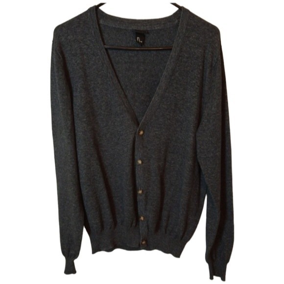 H&M Sweaters - H& M women's button-down sweater ribbed waist size large